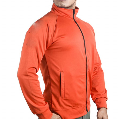 Men's ERKE  Cotton Casual Sports Jacket - Orange